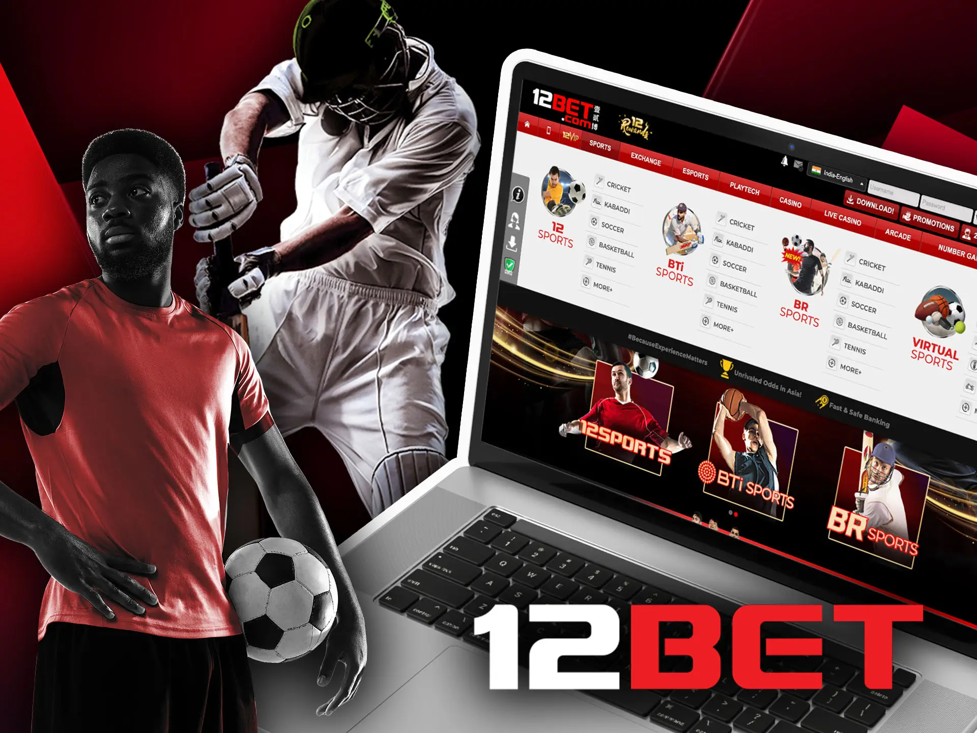 Choose your favorite sport at 12bet and bet on it.