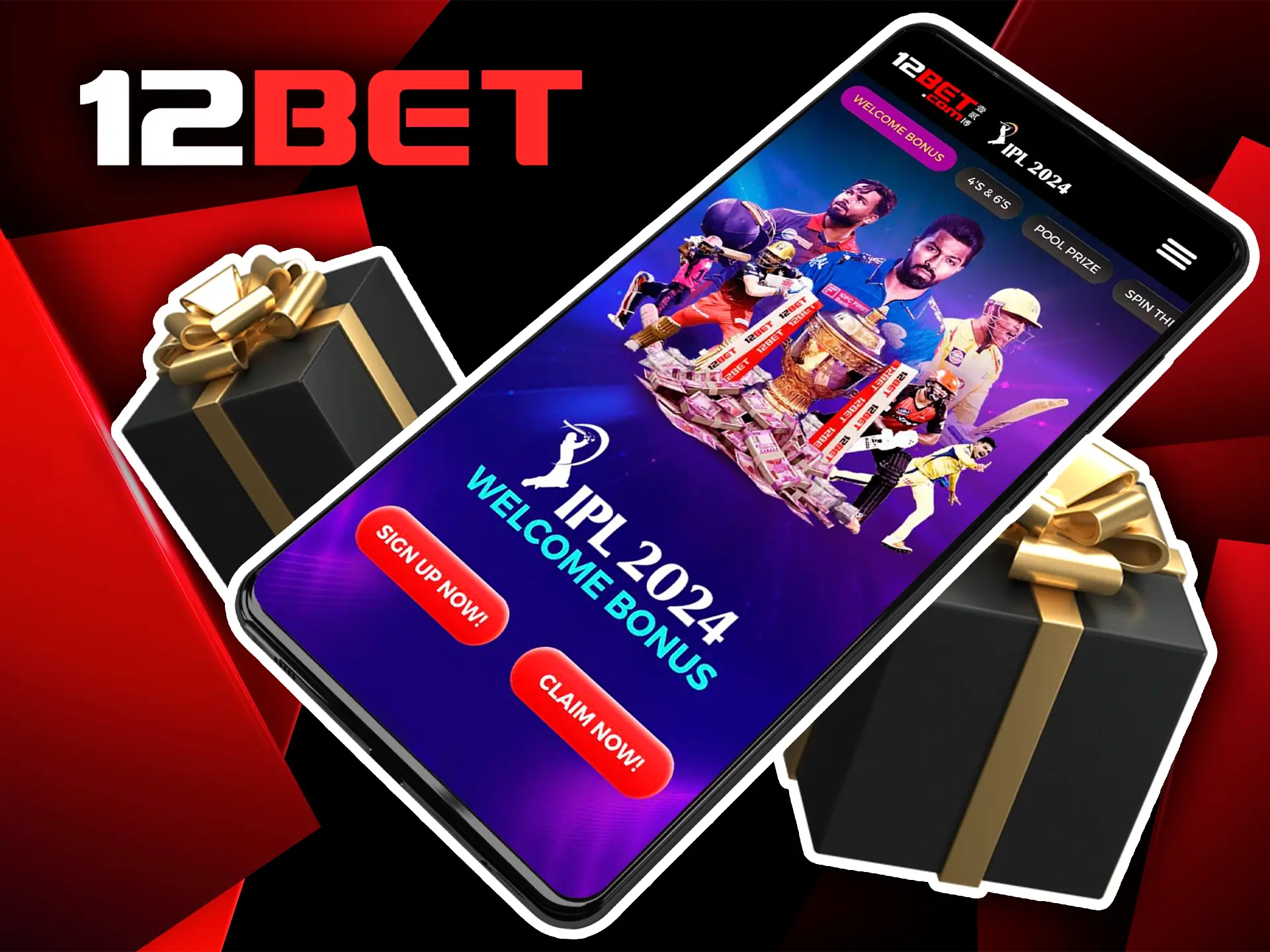 Use 12Bet's welcome bonus to increase your chances of winning, as well as increase your deposit.